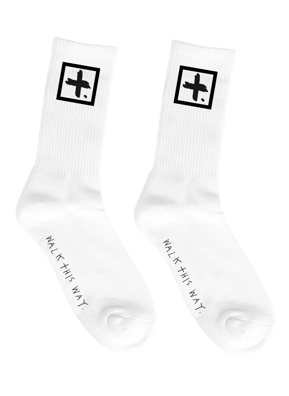 Federation Cube Socks 2 Pack - White/Black