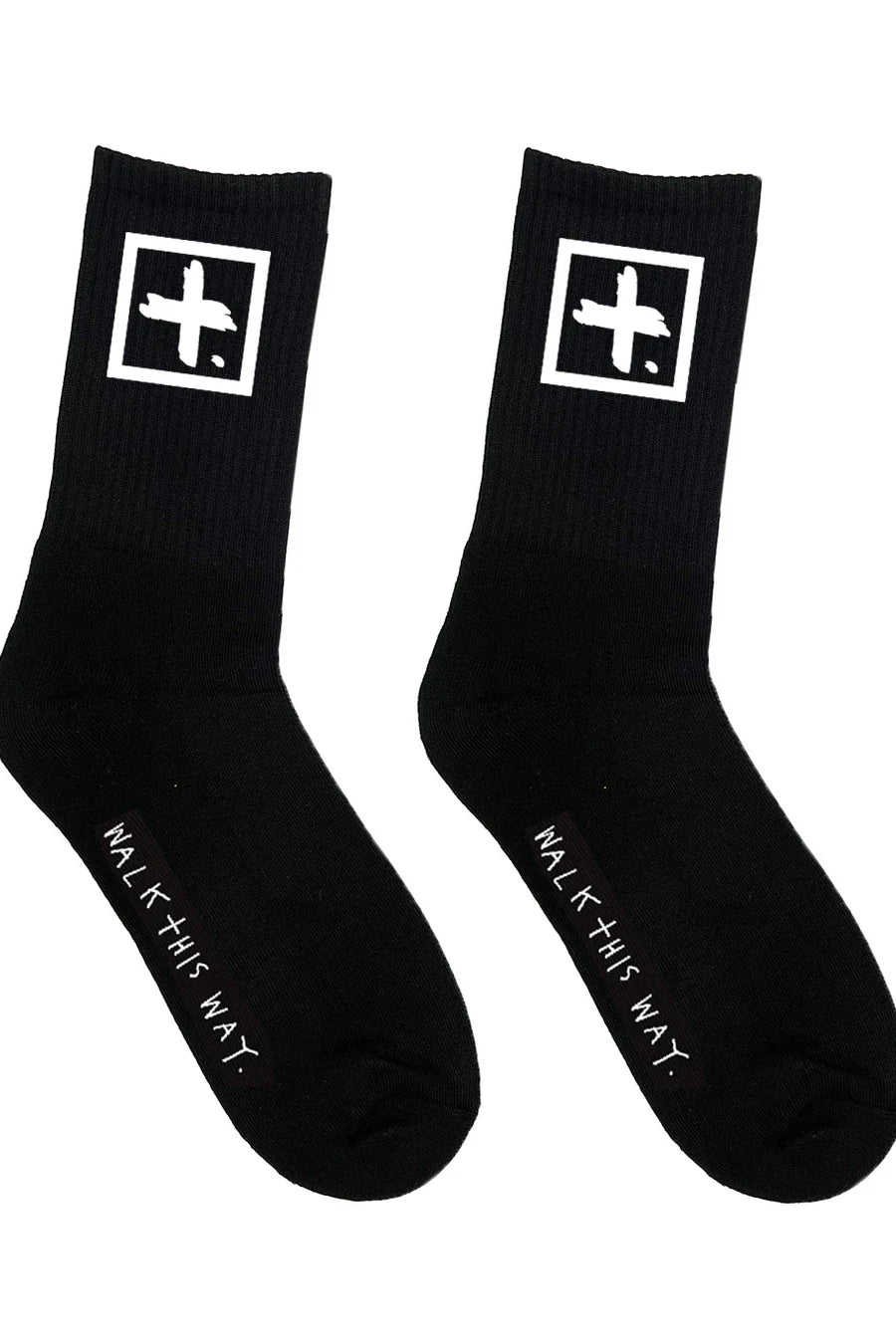 Federation Cube Socks 2 Pack - Black/White