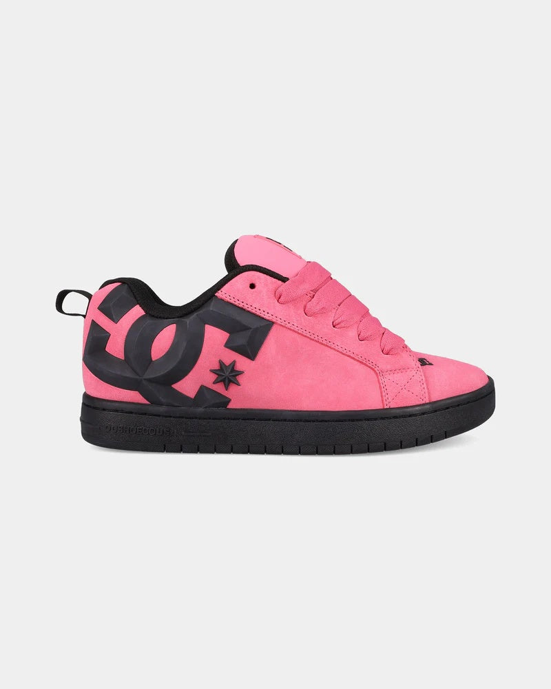 DC Court Graffik Beveled SE - Pink/Pink/Black
