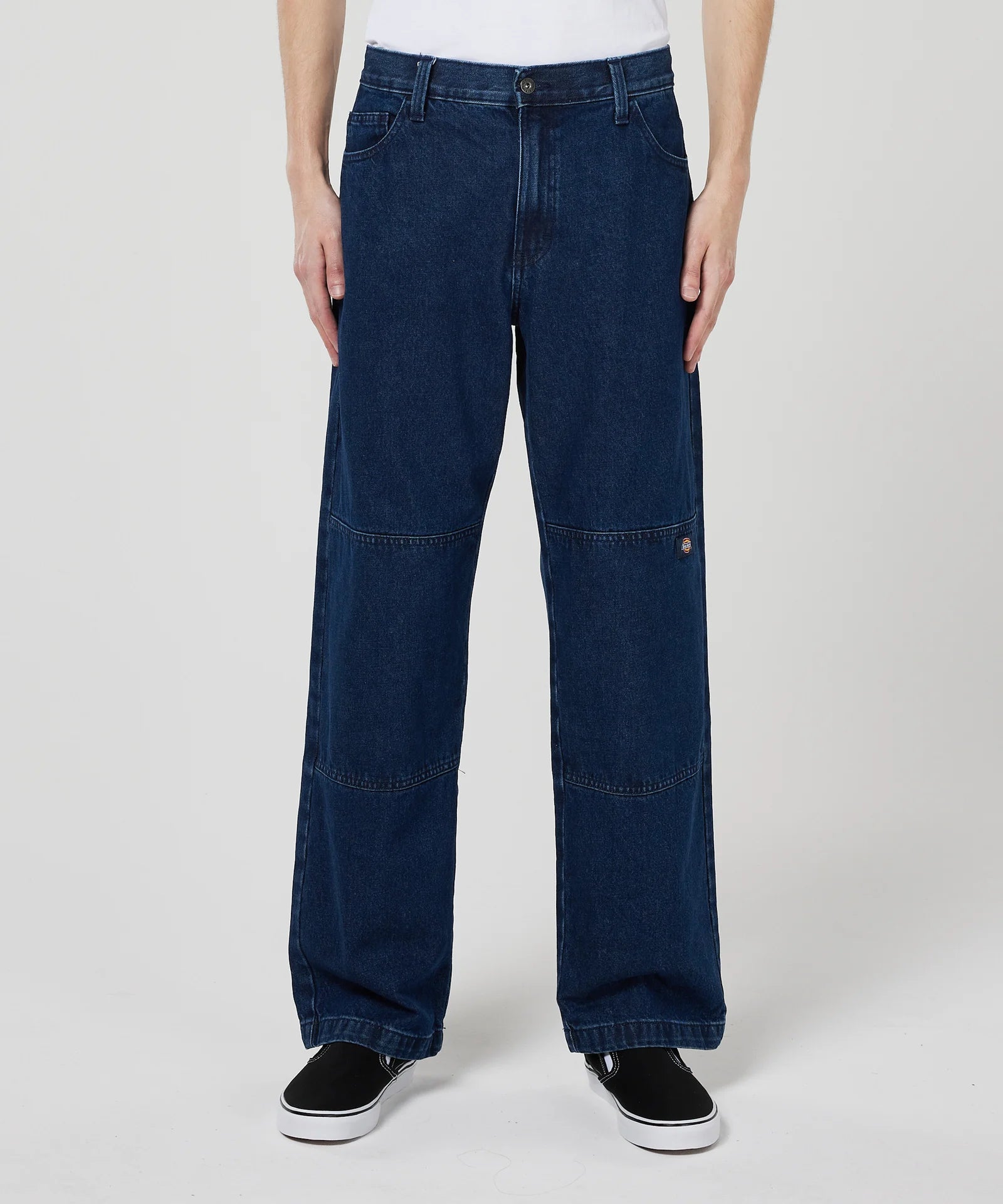 Dickies DK011801 Double Knee Pant - Stone Wash Indigo