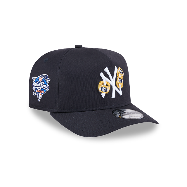 New Era New York Yankees 3 Times Navy 9FIFTY A-Frame Snapback