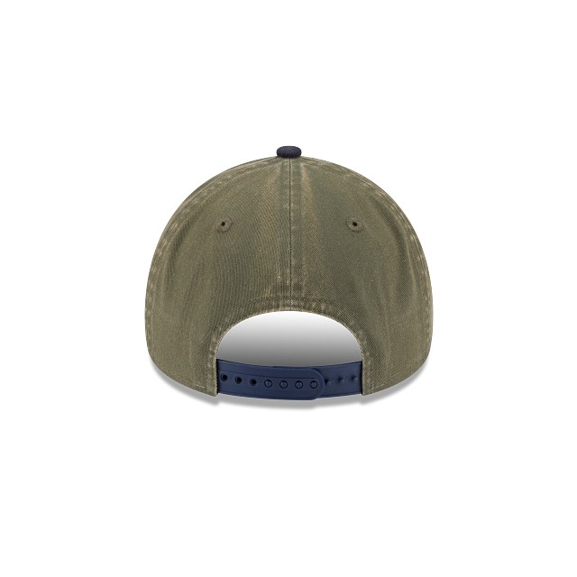 New Era Las Vegas Raiders New Olive Navy Washed 9FORTY A-Frame Snapback