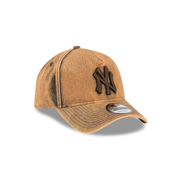 New Era New York Yankees Mud Denim Overwash XBR 9FORTY A-Frame Snapback