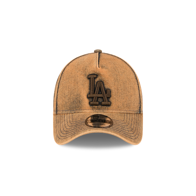 New Era Los Angeles Dodgers Mud Denim Overwash XBR 9FORTY A-Frame Snapback