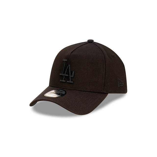 New Era Los Angeles Dodgers Black on Black 9FORTY A-Frame Snapback