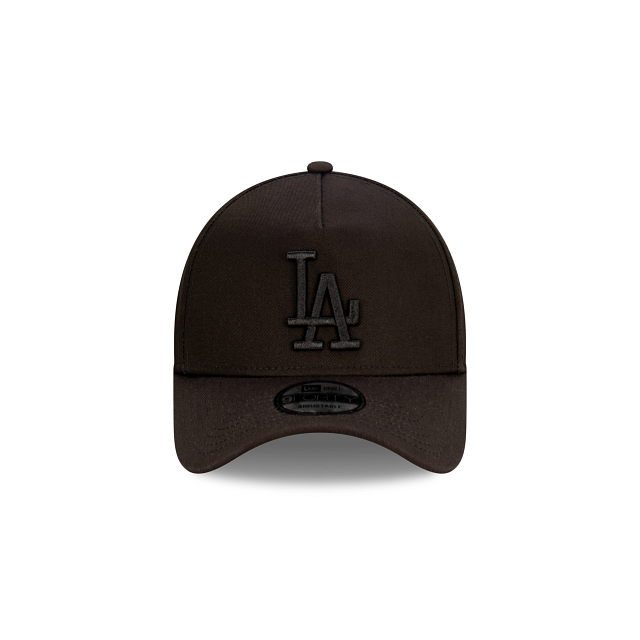 New Era Los Angeles Dodgers Black on Black 9FORTY A-Frame Snapback