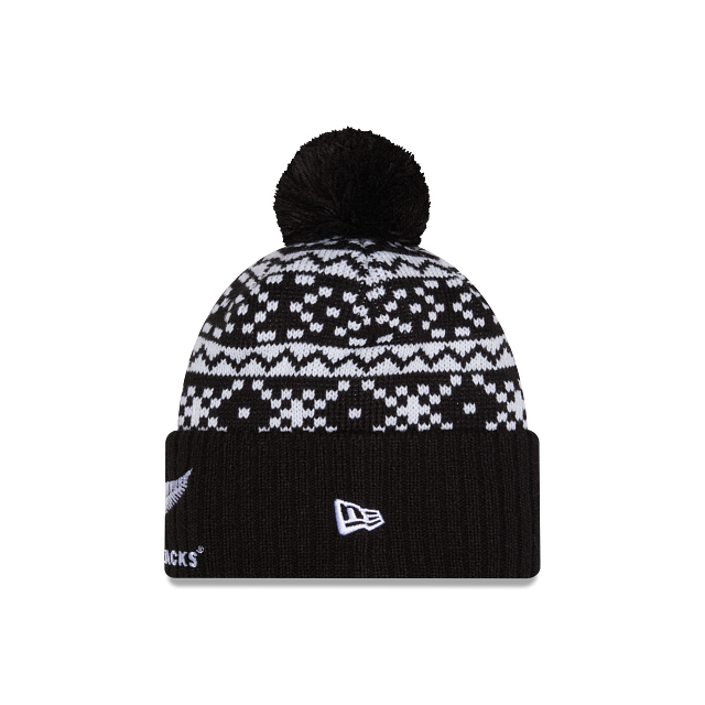 New Era All Blacks Pom Beanie
