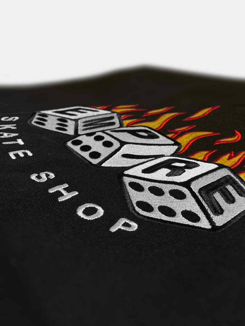 Empire Flaming Dice Vest