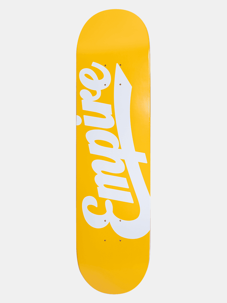 Empire Logo Hit Deck - Ochre - Empire Skate NZ