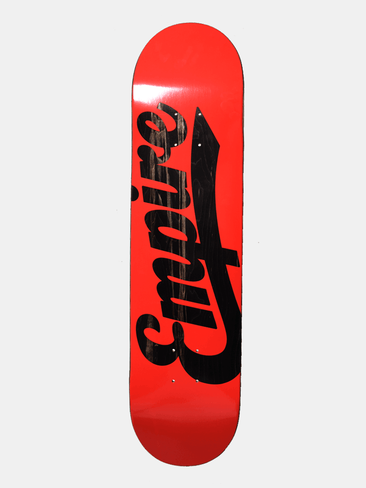 Empire Logo Hit Deck - Red / Stain 2021-Decks-Empire Skate