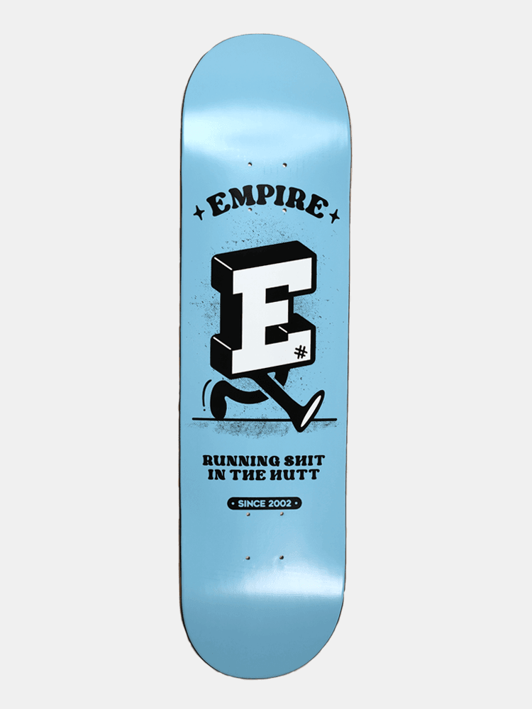 Empire Run'it Deck - Blue 8.125"-Decks-Empire Skate