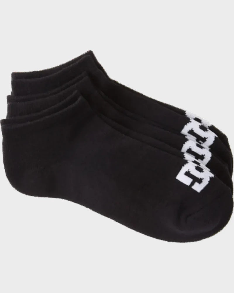 DC Ankle Socks 3 Pack - Black