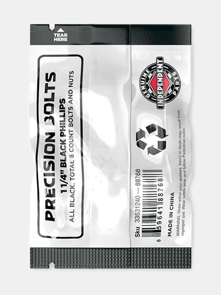 Independent Precision Bolts 1.25" Phillips - Black - Empire Skate NZ