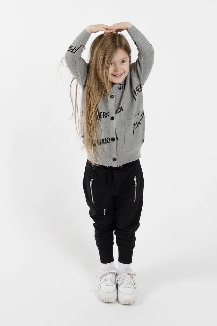 Federation Kids Playground Trackies - Black