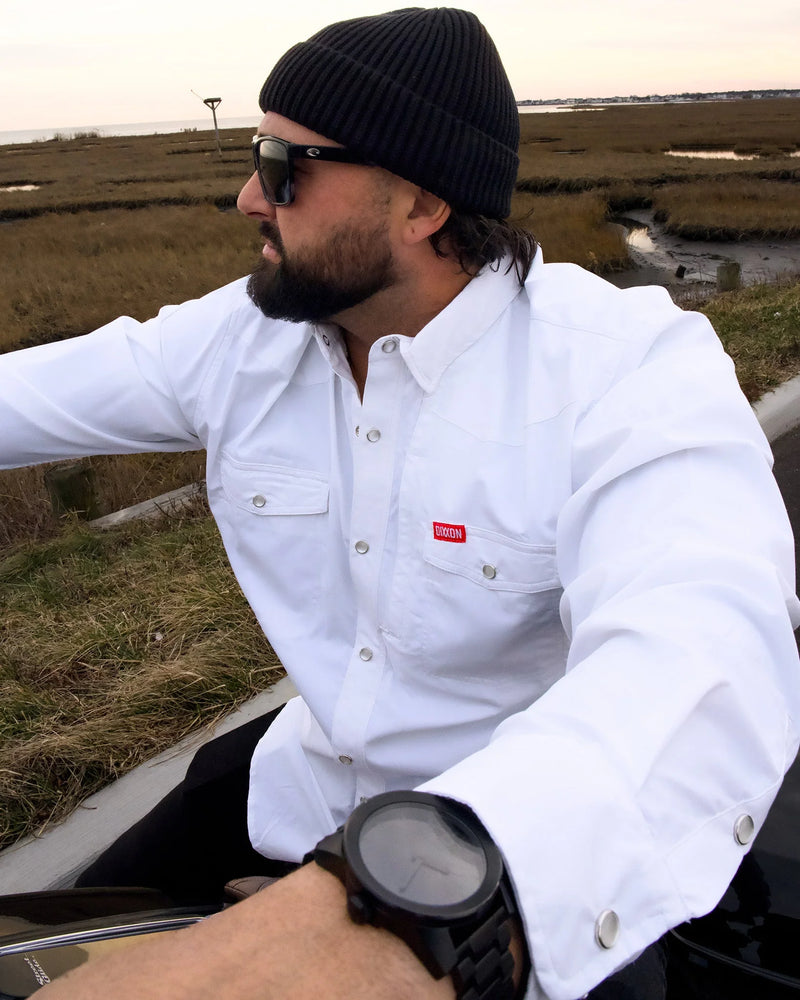 Dixxon Outdoorsman Performance Long Sleeve Shirt - White