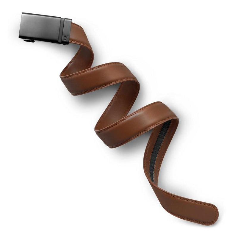 Mission Belt Gunmetal/Tan Brown