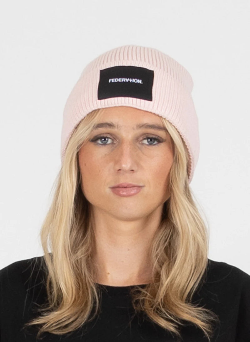 Federation Badge Beanie - Pink