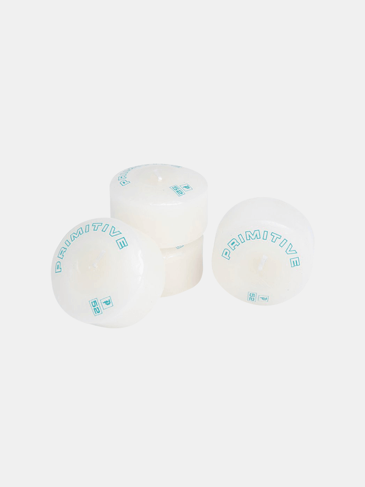 Primitive Wax Skate Wheel Candle - White - Empire Skate NZ