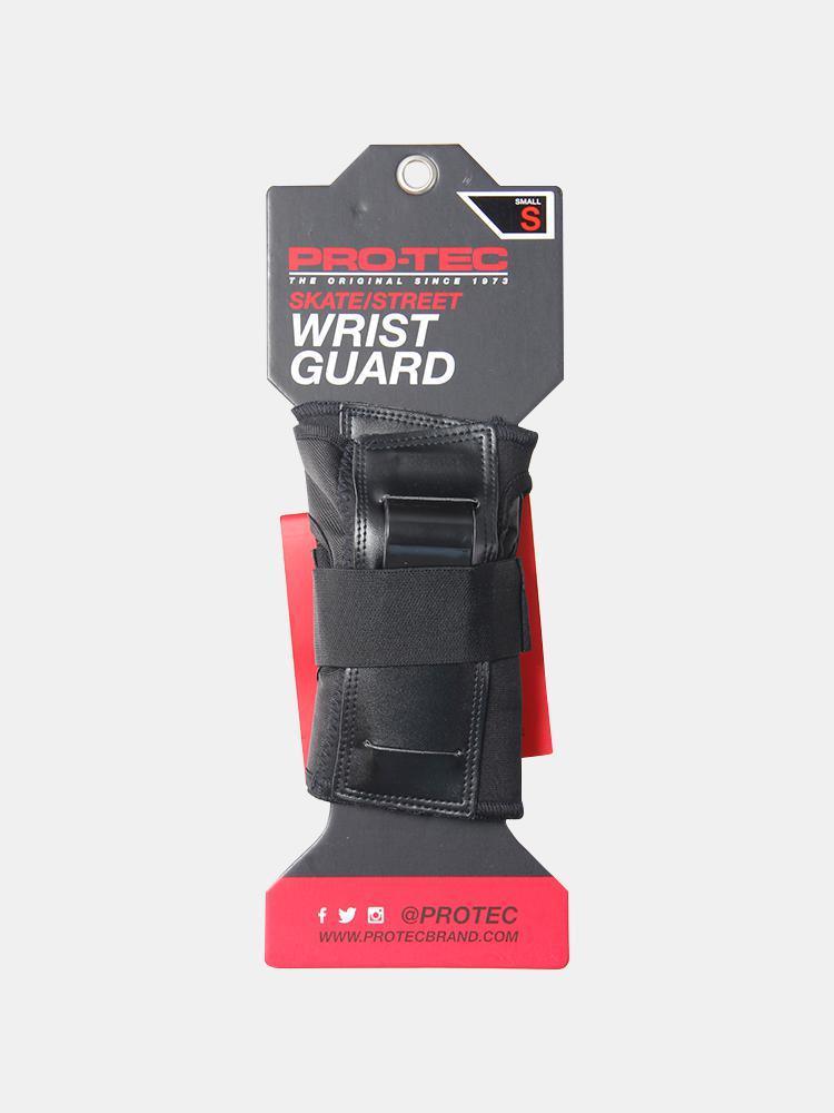 Protec Street Wrist Guards - Black-Safety Pads-Empire Skate