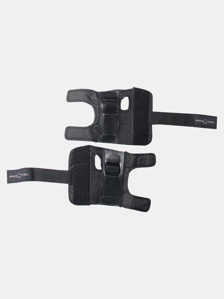 Protec Street Wrist Guards - Black-Safety Pads-Empire Skate