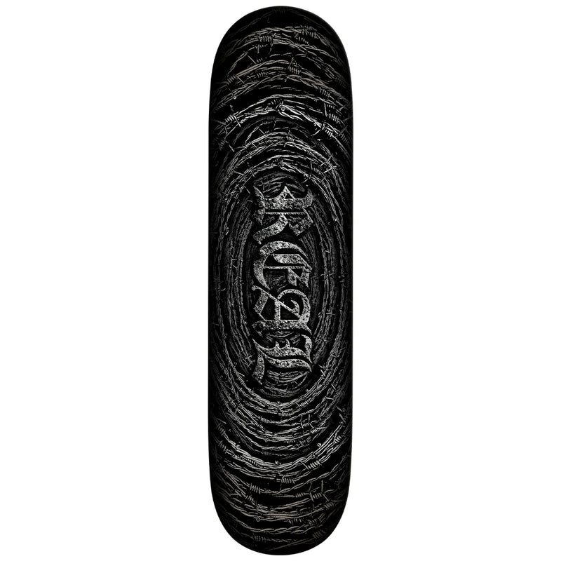 REAL TEAM BARBED WIRE FOIL OVAL 8.12 DECK