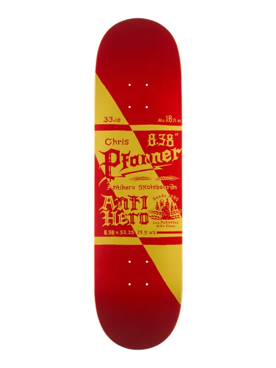 ANTIHERO PFANNER MAS REFRESCOS 8.38" DECK