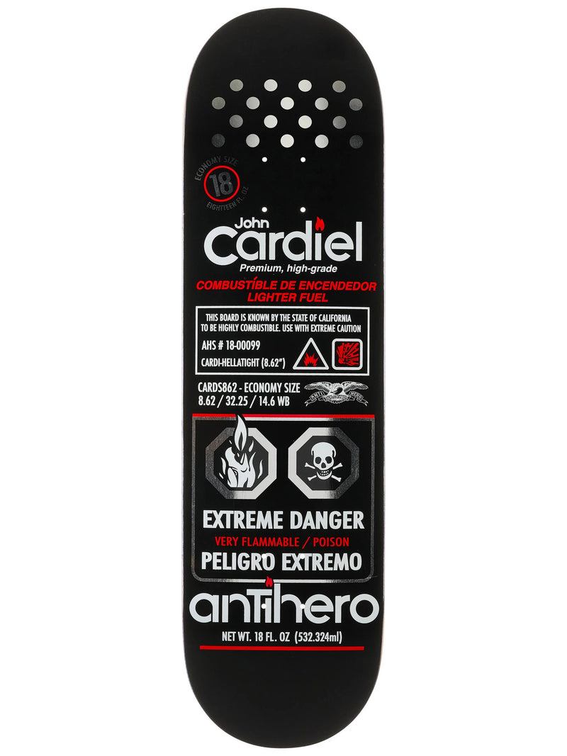 ANTIHERO JOHN CARDIEL FUELLED UP 8.6" DECK