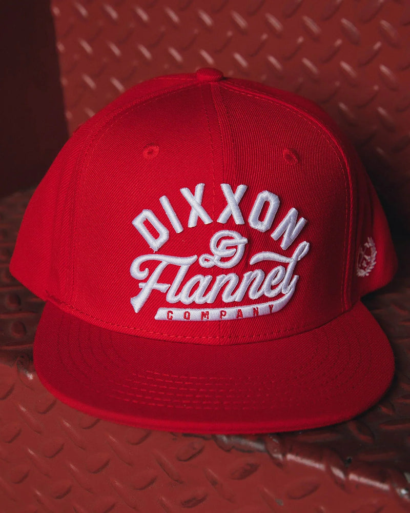 Dixxon Script Snapback - Red