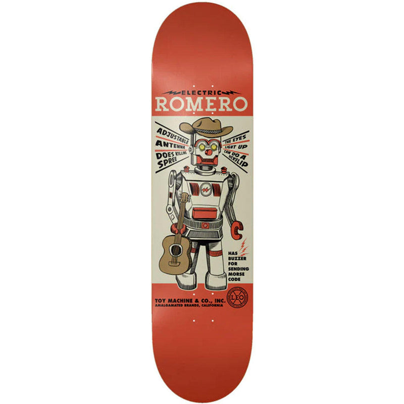 TOY MACHINE DECK LEO ROMERO ROBOT 8.5
