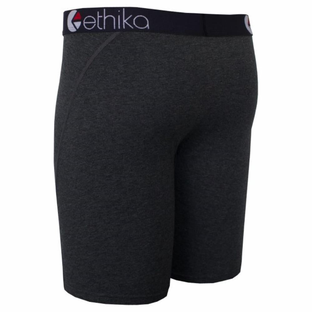 Ethika Mens Heather Black Staple Solid