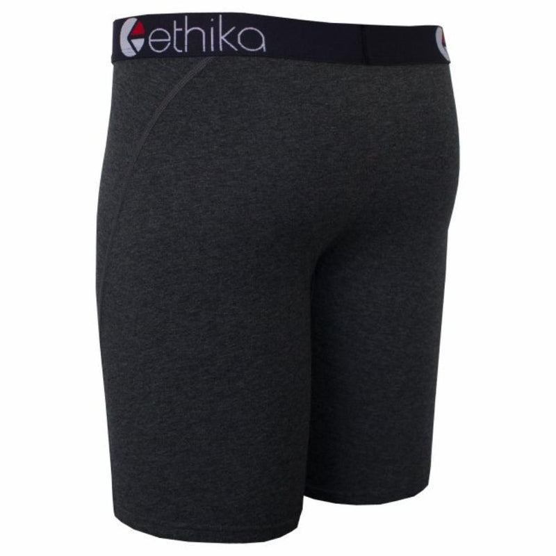 Ethika Mens Heather Black Staple Solid