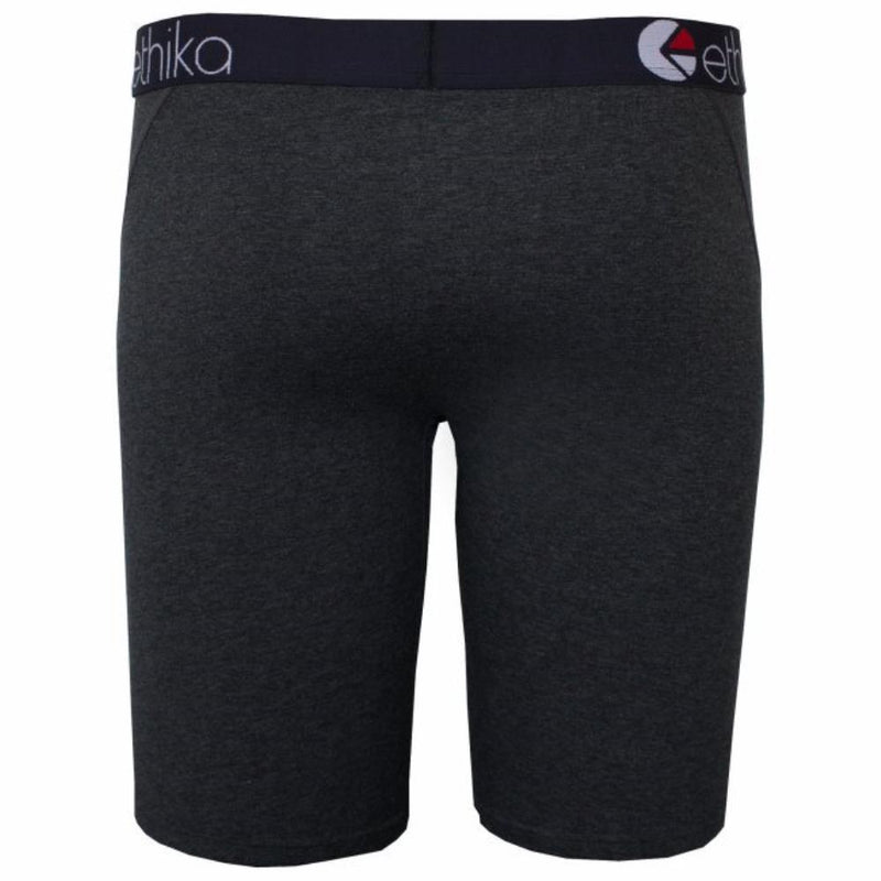Ethika Mens Heather Black Staple Solid