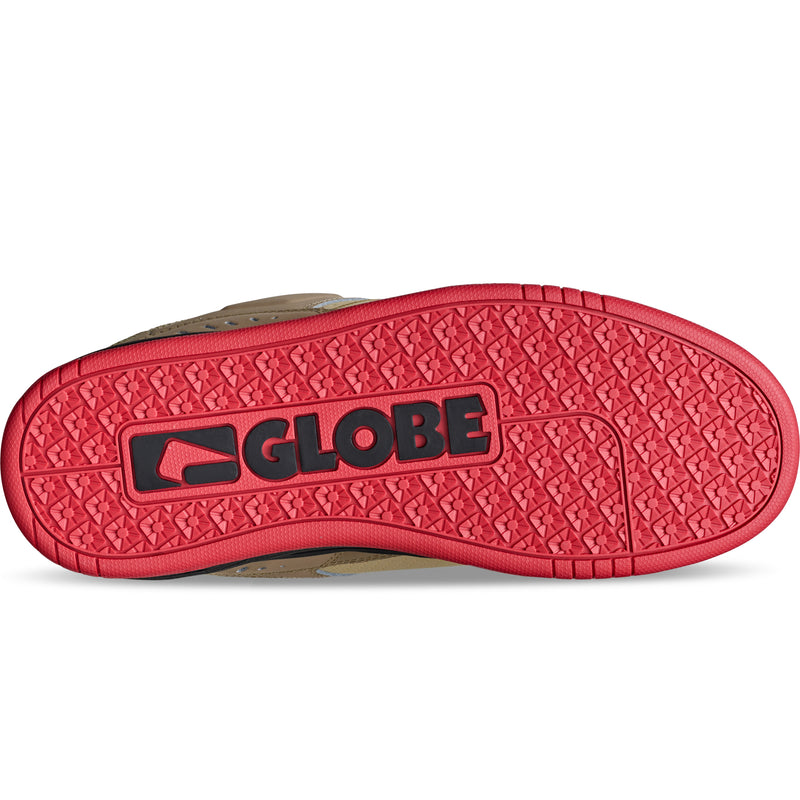 Globe Fusion - Khaki / Red