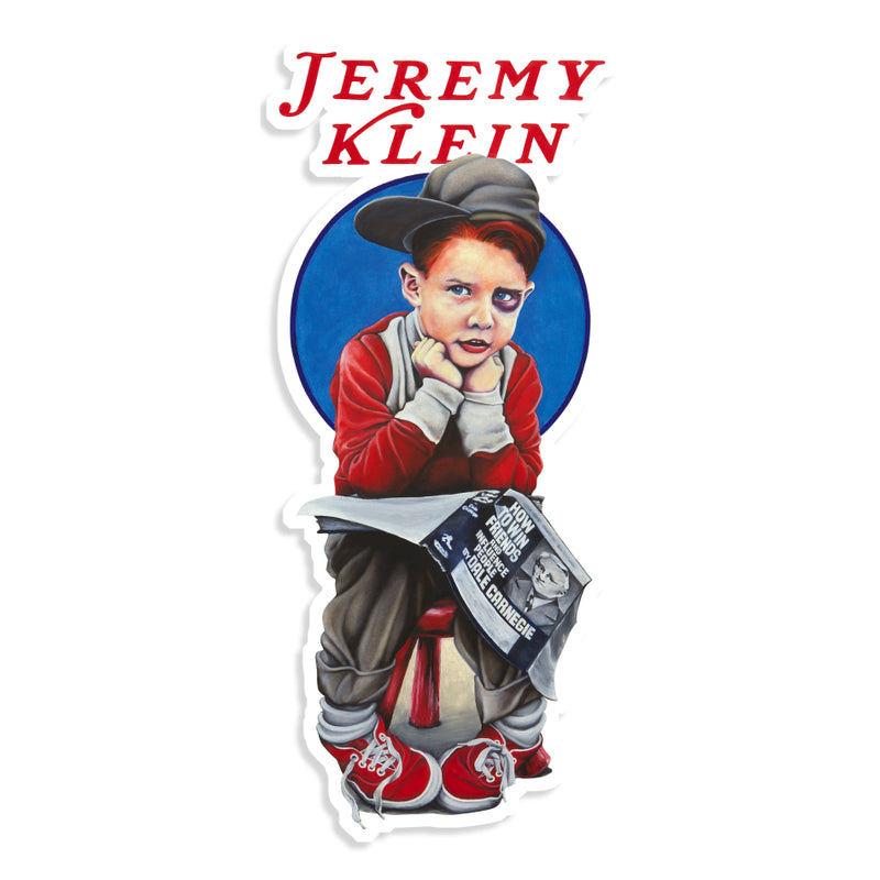 World Industries Jeremy Klein Black Eye Kid Sticker