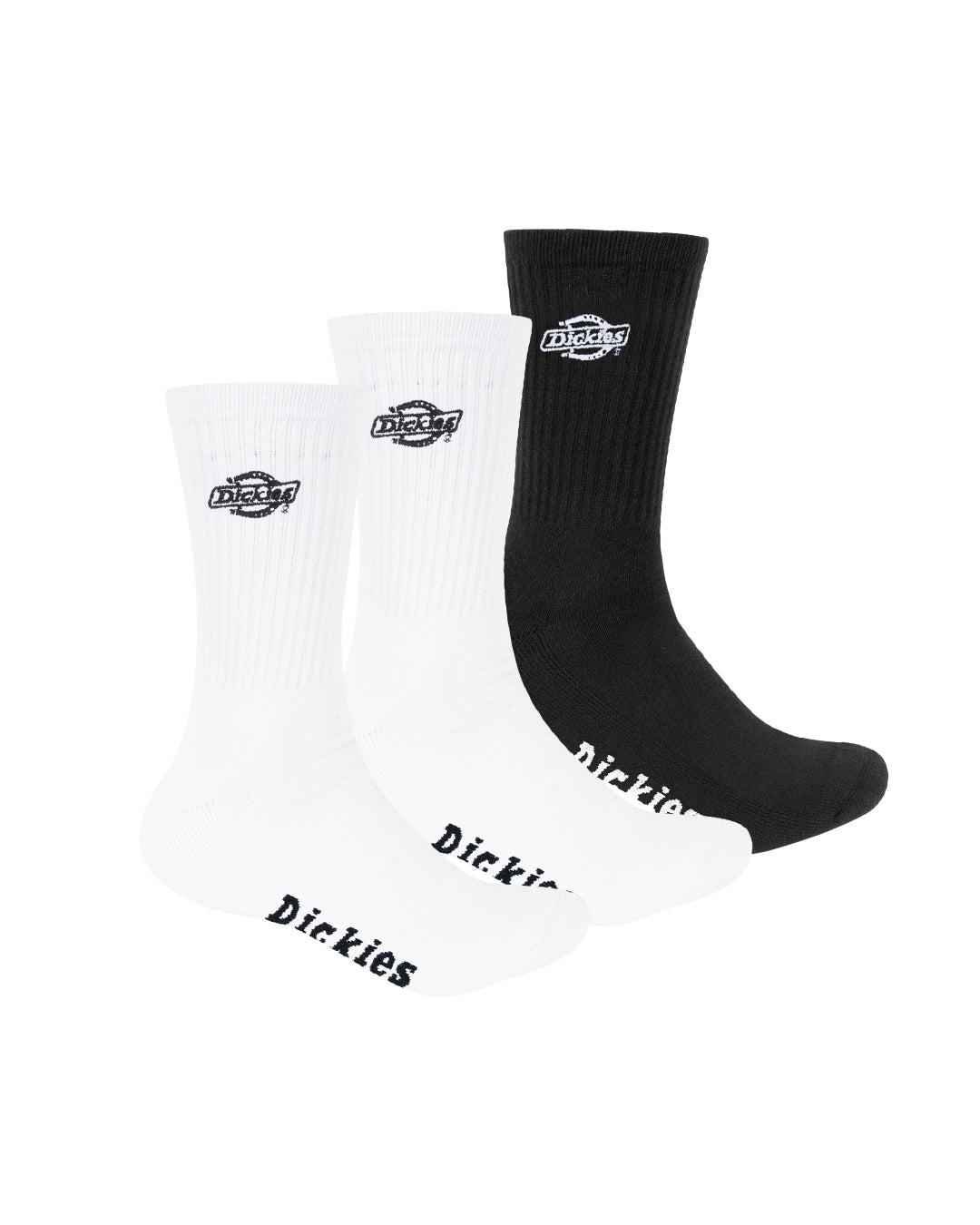 Dickies 3 Pack Socks - White