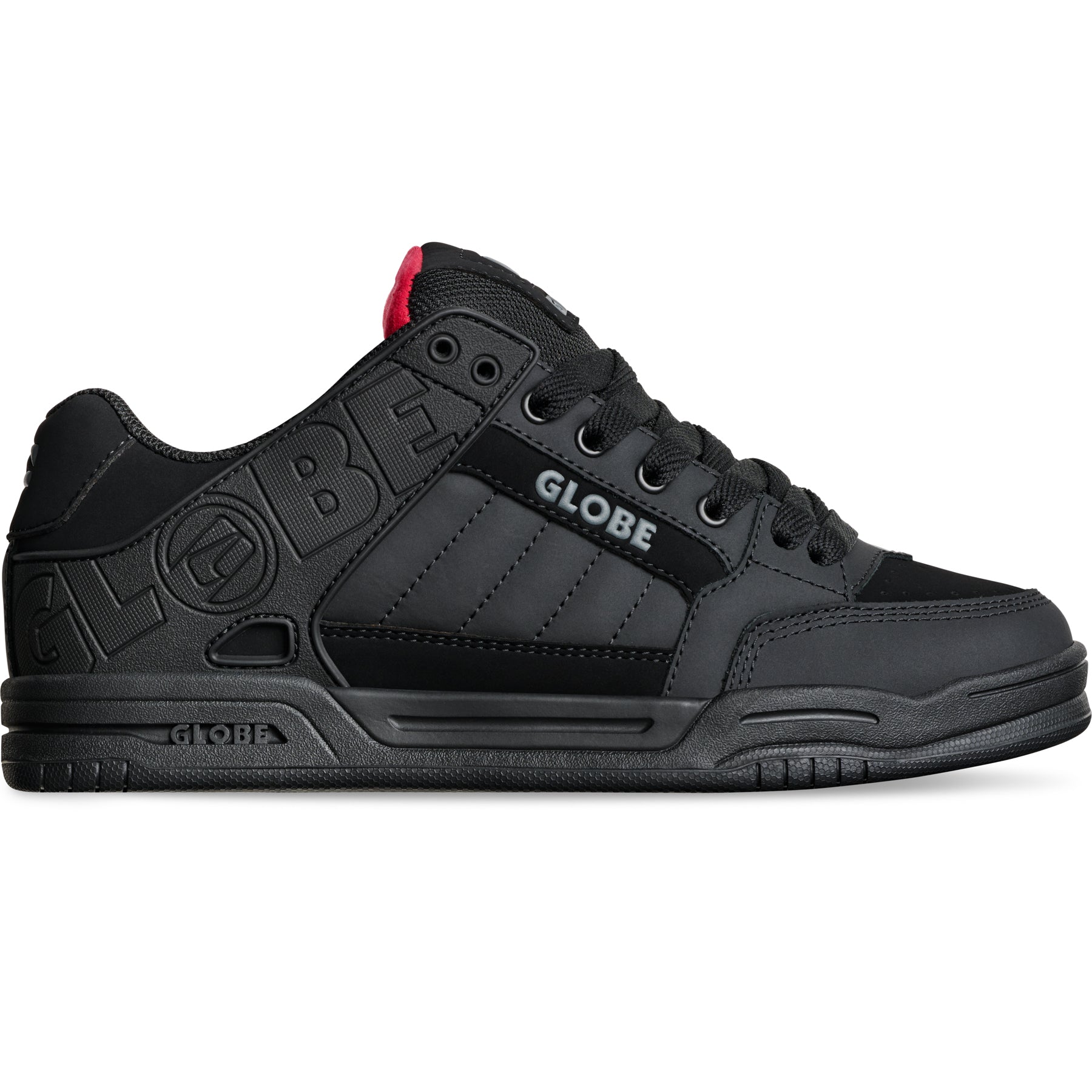 Globe Tilt - Black / Red / Tartan