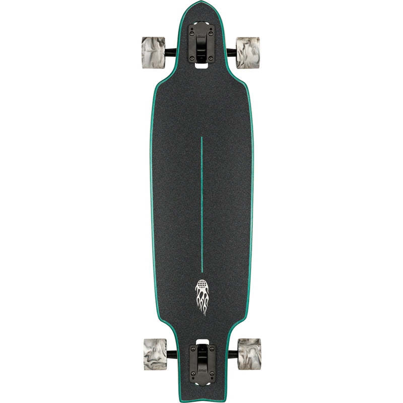 Globe Prowler Mid 34" Longboard - Green Flames