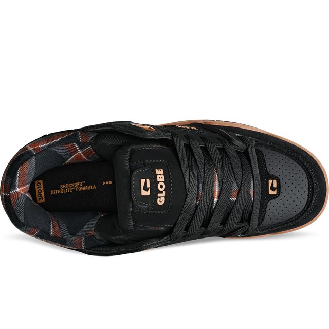 Globe Fusion - Black / Tartan