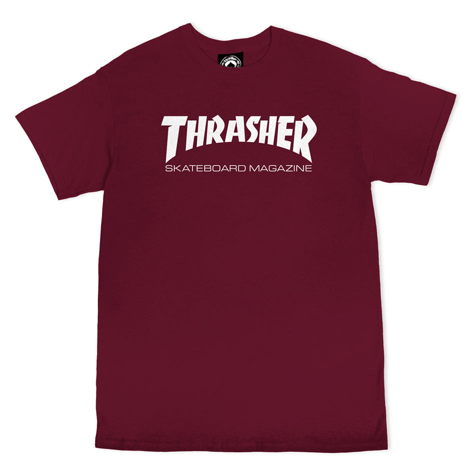 Thrasher Skate Mag Tee - Maroon