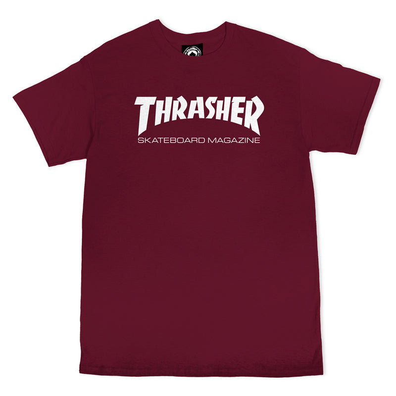 Thrasher Skate Mag Tee - Maroon