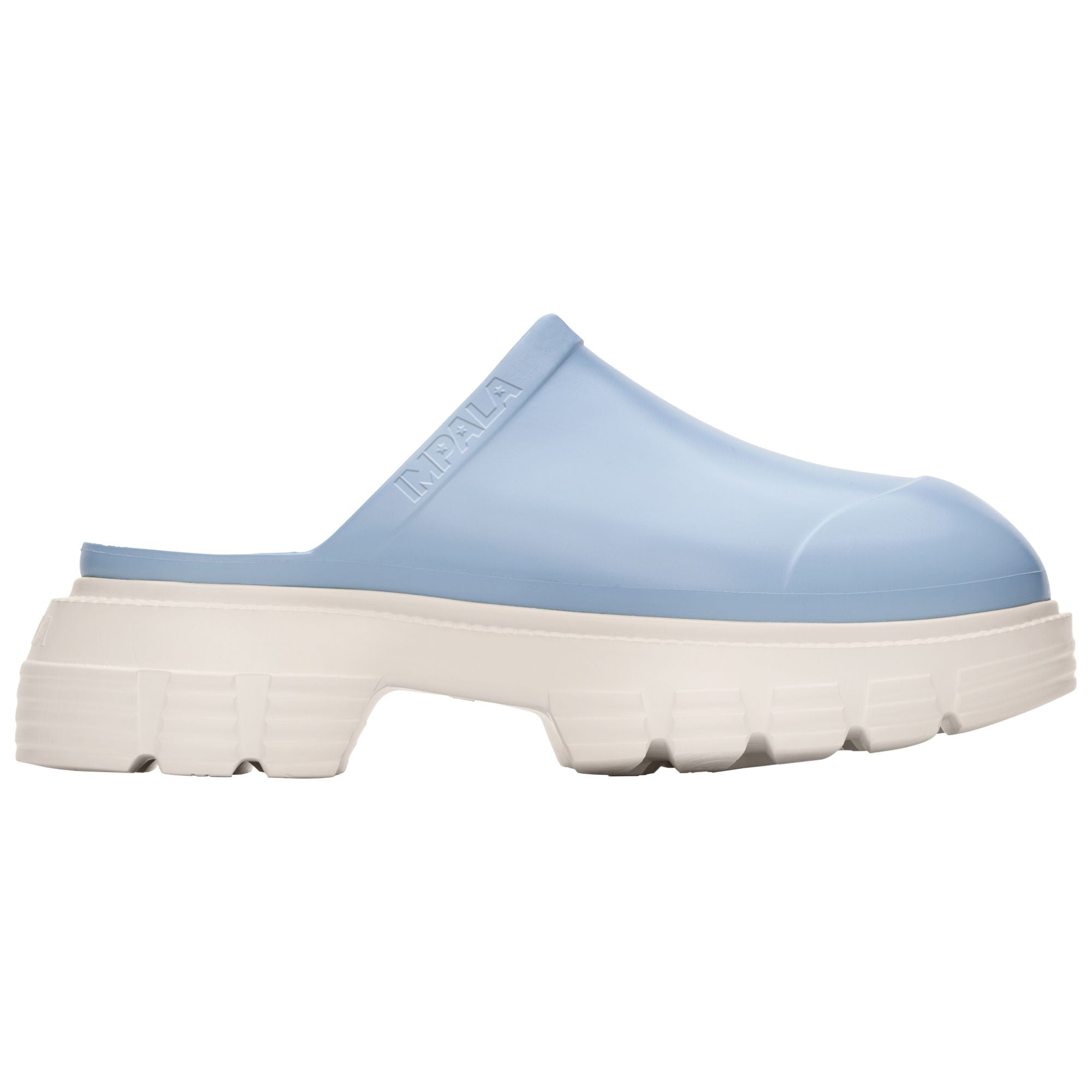 Impala Womens Bubble Soft Mule - Blue/Cream