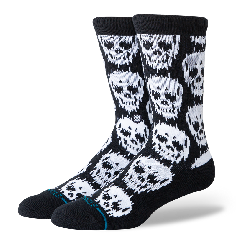 Stance Static Skull Crew Socks