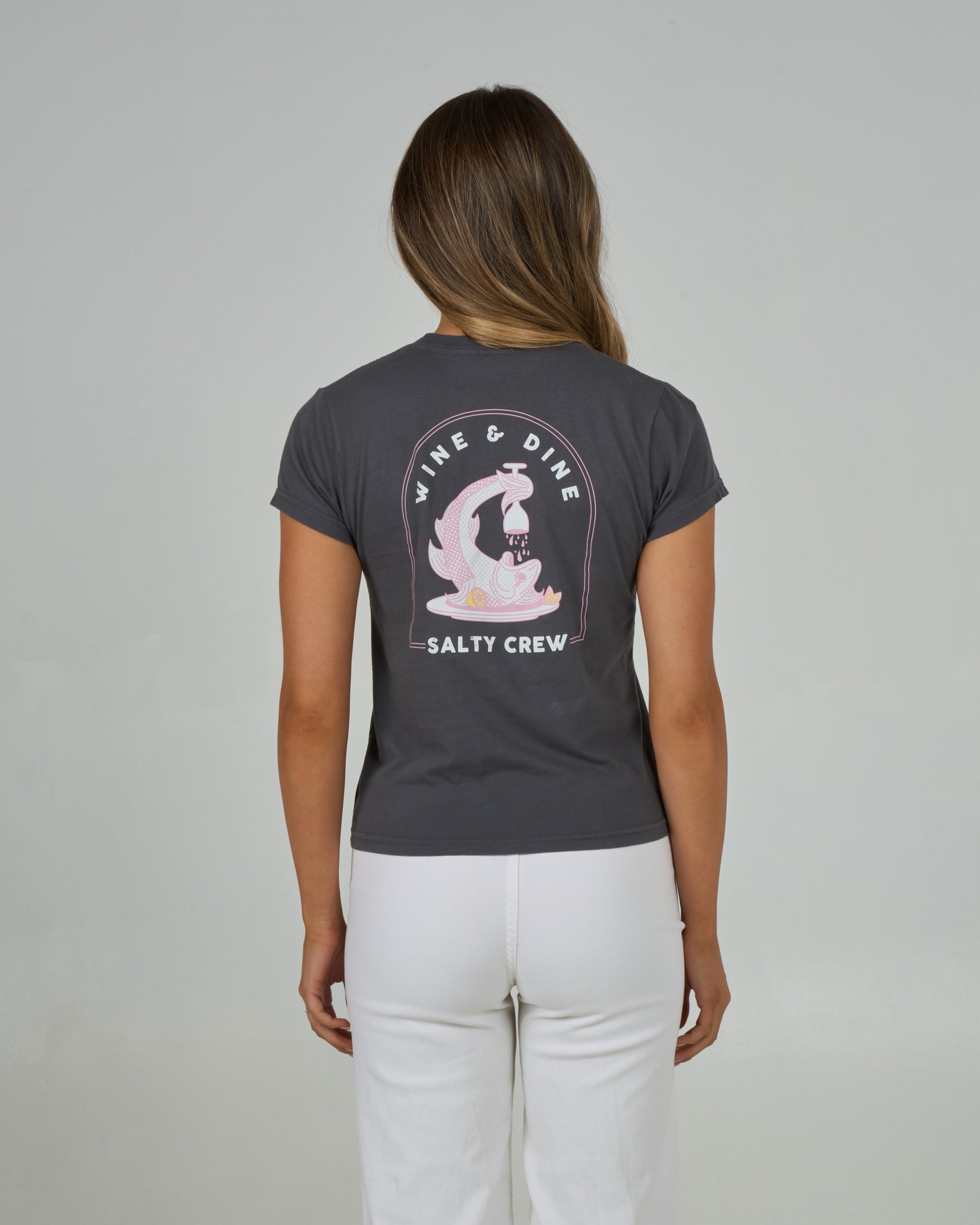 Salty Crew Wine N Dine Womens Modern Tee
