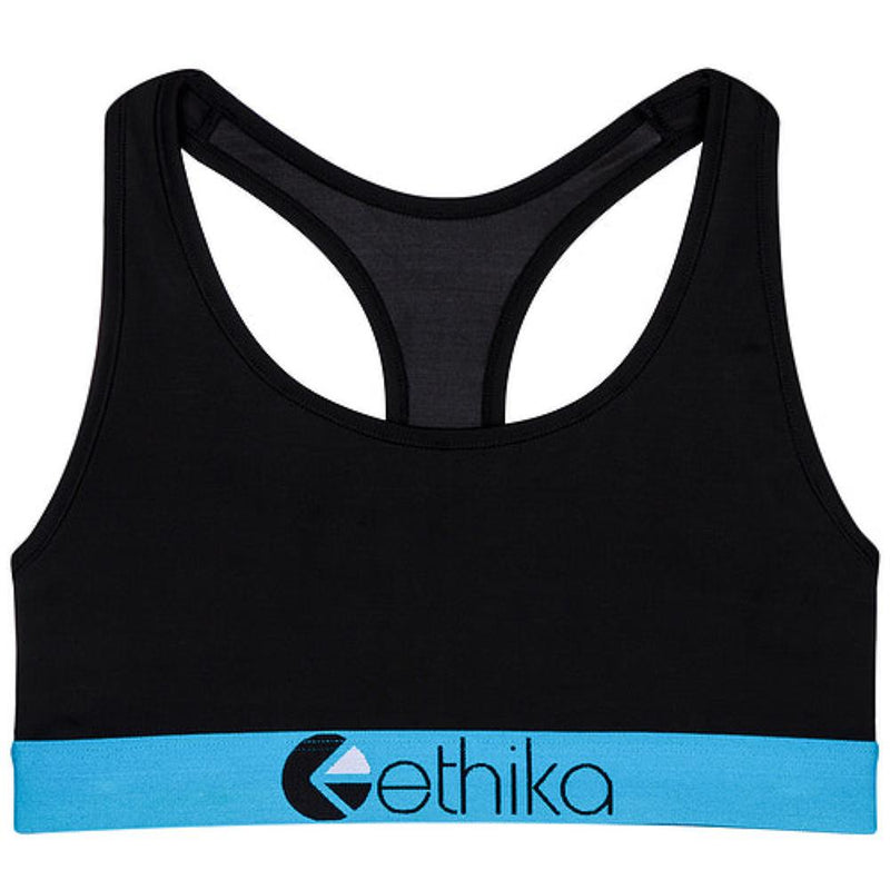 Ethika Womens Subzero Blue/Black Sports Bra