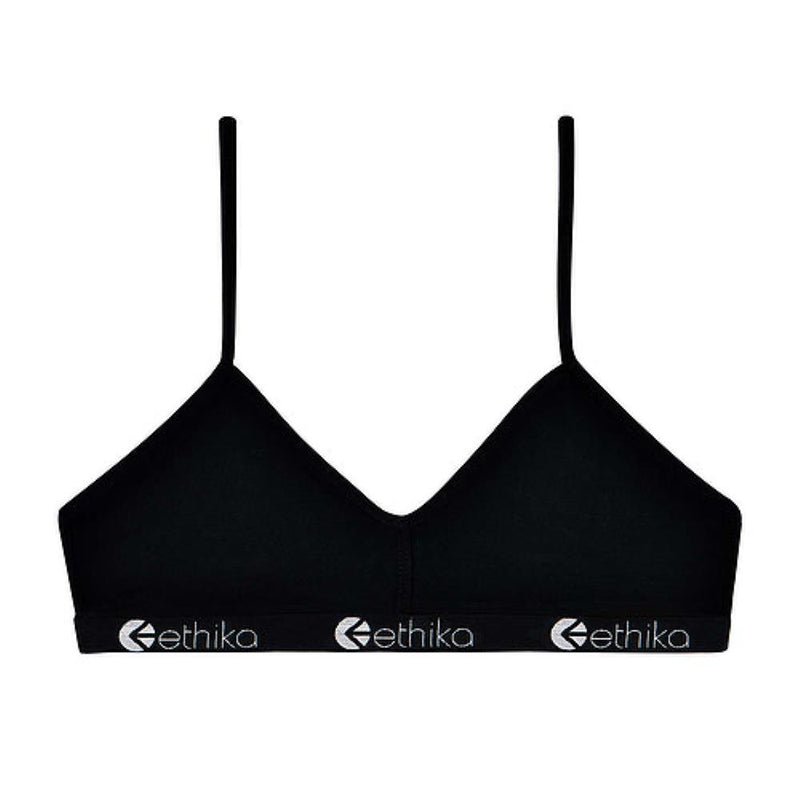 Ethika Womens Midnight Black Bralette