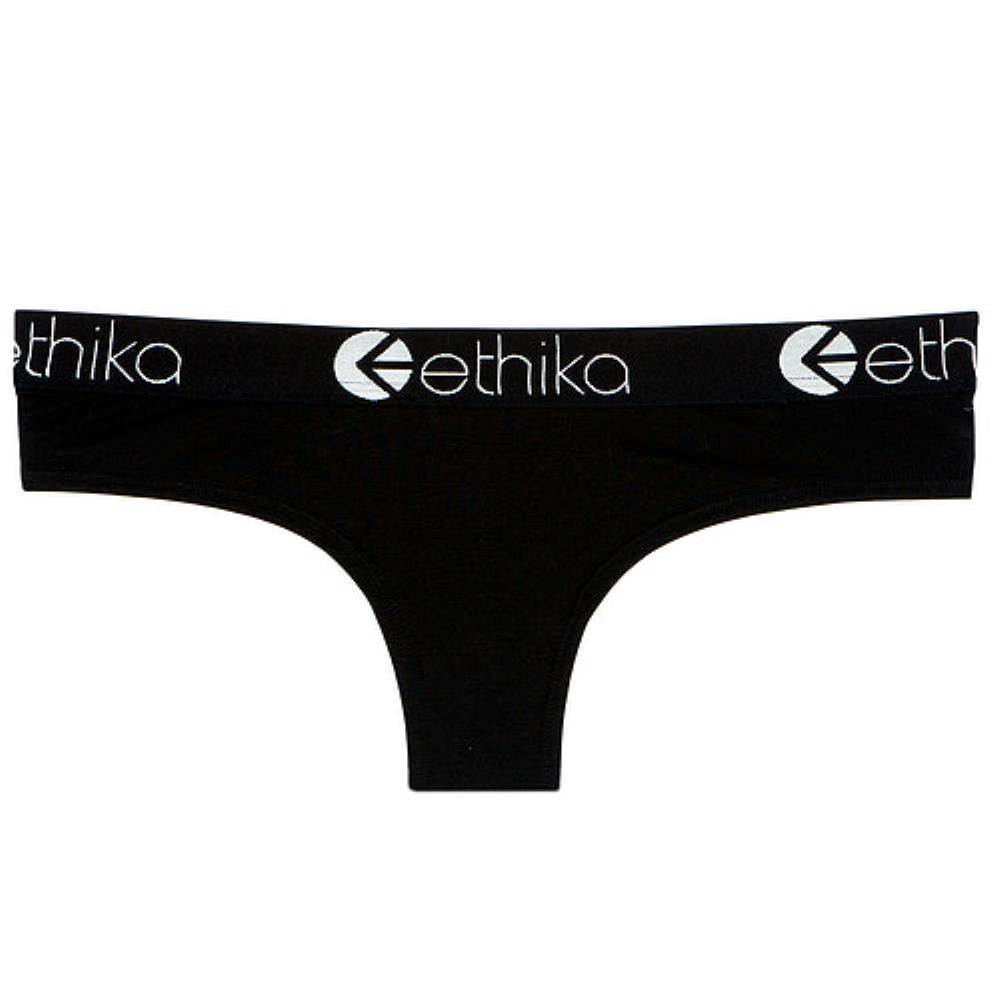 Ethika Womens Midnight Black Cheeky