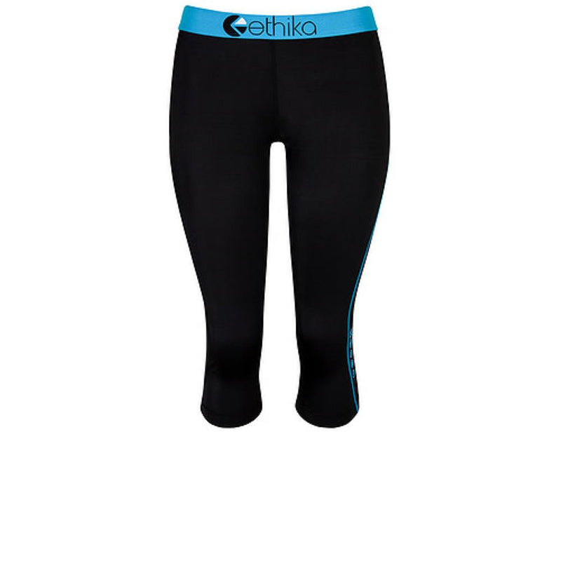 Ethika Womens Subzero Blue/Black 3/4 Tights