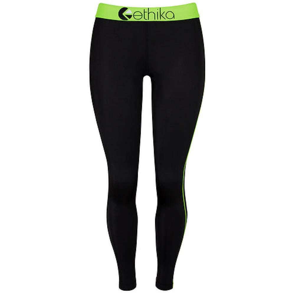 Ethika Womens Subzero Green/Black Full Tights