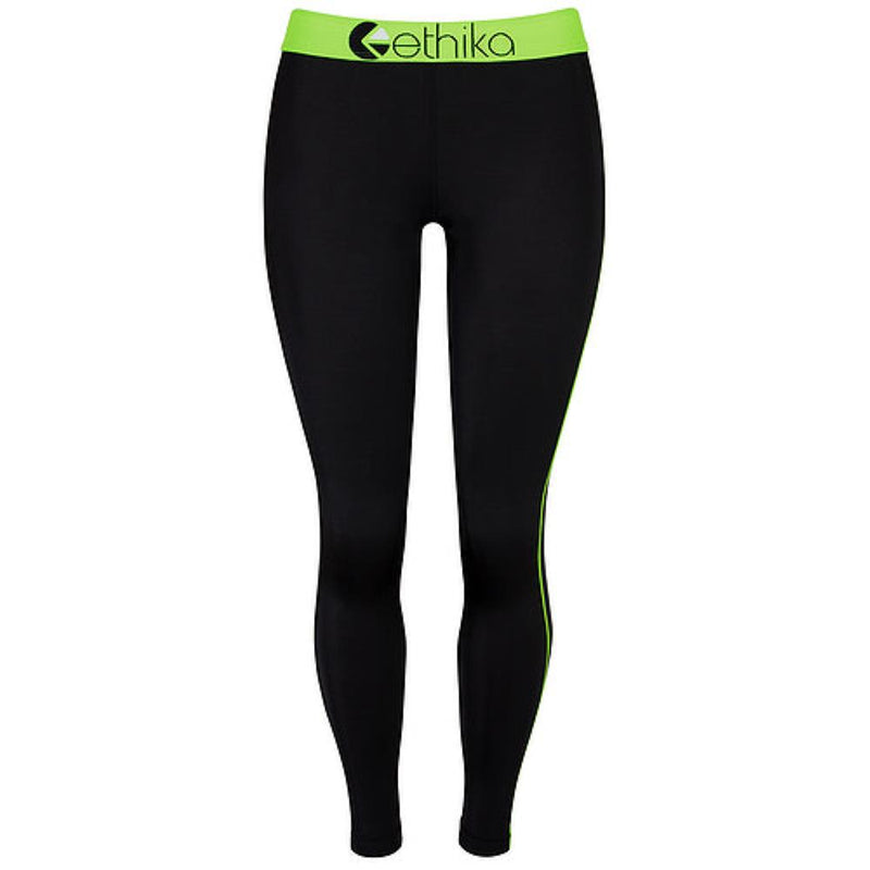 Ethika Womens Subzero Green/Black Full Tights