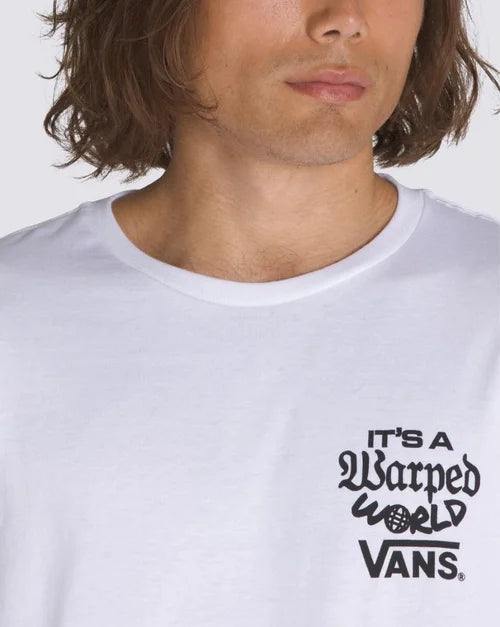 Vans Warped World Tee - White